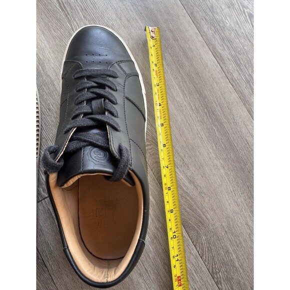 Greats Royale Nero Black Leather Sneakers Made In Italy Unisex US Size 8 EUR 38 - Picture 7 of 14